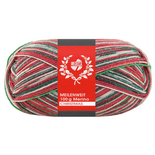 Meilenweit 100 Merino Christmas Lurex