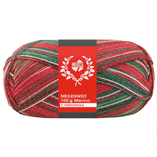Meilenweit 100 Merino Christmas Lurex